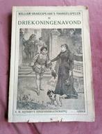 Driekoningenavond door William Shakespeare screenplay. Oudje, Antiek en Kunst, Antiek | Boeken en Bijbels, Ophalen of Verzenden