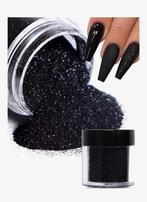 GUAPÀ Holografische Glitter Zwart // Halloween || Kerst, Ophalen of Verzenden, Nieuw, Overige kleuren, Handen en Nagels