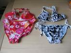 bikini donkerpaars/ wit, Ophalen of Verzenden, Gedragen, Wit, Bikini