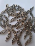 25 stuks engel vleugels kralen brons metaal, Hobby en Vrije tijd, Kralen en Sieraden maken, Ophalen of Verzenden, Nieuw, Kraal