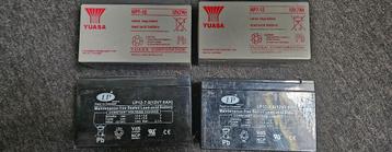 4 Stuks acid batterijen voor oa dieptemeter Belly/kayak/boot beschikbaar voor biedingen