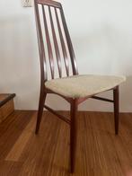 Niels Koefoed Hornslet Deense Eetkamerstoel, Huis en Inrichting, Gebruikt, Bruin, Ophalen of Verzenden, Deens design