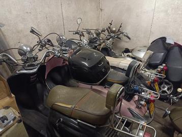6X Retro scooters loop/sloop 139QMB GY6 beschikbaar voor biedingen