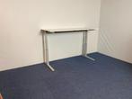25 x Zit/sta bureau Bene (elektrisch), wit blad, 180 x 80, Huis en Inrichting, Bureaus, Ophalen, Elektrisch, Gebruikt, Stabureau