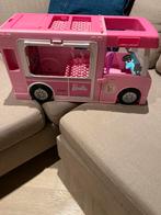Barbie Camper met Buitenkeuken en Bootje, Ophalen of Verzenden, Gebruikt, Meisje