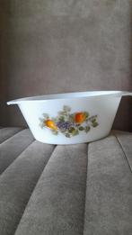 Vintage vuurvaste schaal Arcopal, Huis en Inrichting, Keuken | Servies, Ophalen, Gebruikt, Overige stijlen, Glas