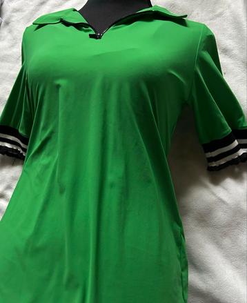 Groene Studio Anneloes* shirt. Travelstof. Maat M beschikbaar voor biedingen