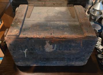 Antiek houten bierkist Oranjeboom bier Rotterdam  beschikbaar voor biedingen