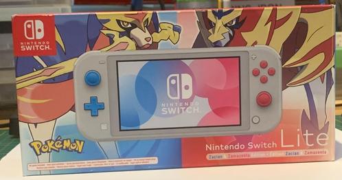 Nintendo Switch Lite Zacian & Zamazenta Editition Pokemon, Spelcomputers en Games, Spelcomputers | Nintendo Switch Lite, Zo goed als nieuw