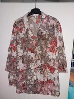blouse mt 44/46(charles vogele)m.ketting m.3/4 m. br-ro-w-ro, Charles Vogele, Bruin, Maat 42/44 (L), Ophalen of Verzenden