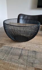 Draadstaal schaal, Ophalen of Verzenden, Rond, Glas