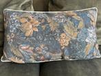 HK living Doris sierkussen 35x60, Huis en Inrichting, Woonaccessoires | Kussens, Ophalen, Gebruikt, Blauw, Rechthoekig