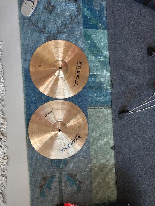 Istanbul Mehmet Legend Dry Hi-Hat 14" Bekkenset, Muziek en Instrumenten, Drumstellen en Slagwerk, Gebruikt, Overige merken, Ophalen of Verzenden