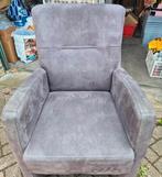 Te koop 4 stoelen met wieltjes  mooie kwaliteit stof, Ophalen, Zo goed als nieuw, Grijs