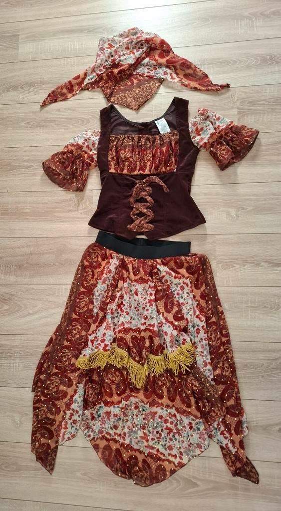 Carnaval dames zigeuner set mt 38, Kleding | Dames, Carnavalskleding en Feestkleding, Gedragen, Kleding, Carnaval, Maat 38/40 (M)