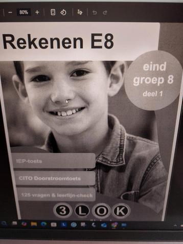 Rekenen E8 Oefentoets Digitale versie- Deel 1 beschikbaar voor biedingen