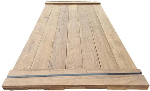 7  Hardhouten planken geschaafd 2.0x14.0 cm /1.85 m - nr: h4, Tuin en Terras, Palen, Balken en Planken, Nieuw, Planken, 250 cm of meer