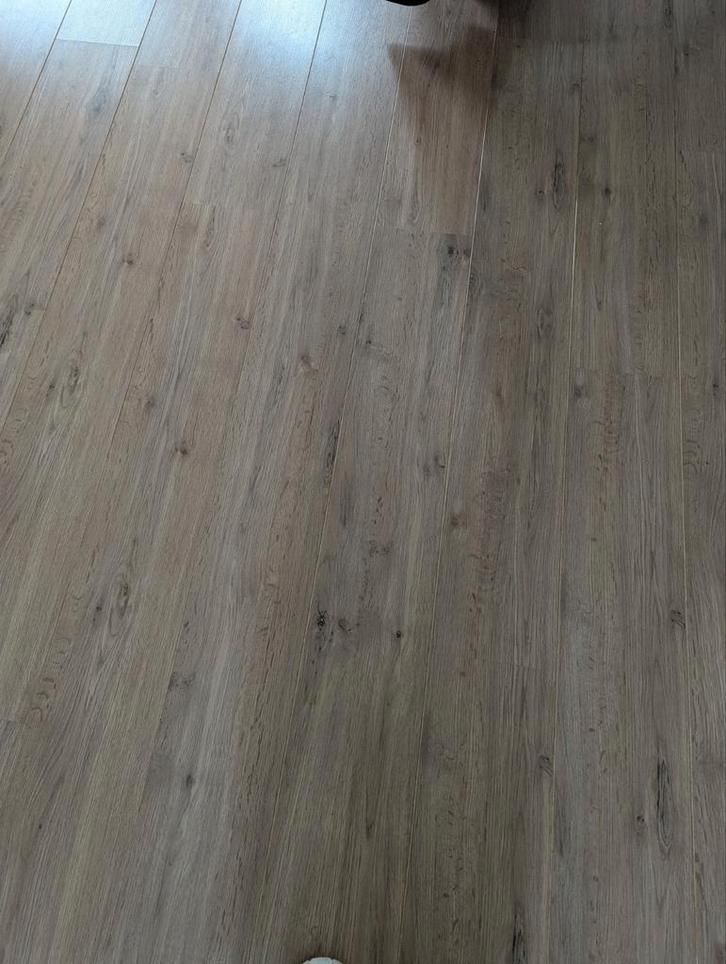 Laminaatvloer (30 m2), Doe-het-zelf en Verbouw, Vloerdelen en Plavuizen, Gebruikt, Laminaat, Kunststof, 50 tot 150 cm, 10 tot 30 cm