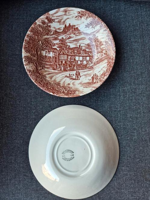 Vintage Broadhurst Staffordshire Bord 3 st., Antiek en Kunst, Antiek | Schalen, Ophalen