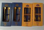 4x dessertlepels en -vorken set, goudkleur, giftset (nieuw), Ophalen of Verzenden, Nieuw, Overige materialen, Bestekset
