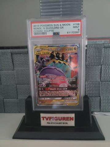 Naganadel & Guzzlord GX  pokemon psa kaart grade 9 beschikbaar voor biedingen
