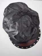 Harley Davidson leren pet - Zo goed als nieuw, Harley Davidson, One size fits all, Ophalen of Verzenden, Pet