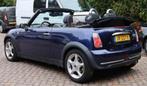 MINI COOPER CABRIO 1.6 16V 116PK BLAUW/ PAARS METALLIC, Auto's, Achterwielaandrijving, Zwart, Cabriolet, 4 stoelen