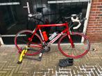 Gazelle catena tiagra 56cm racefiets met trainer, Ophalen, Aluminium, Zo goed als nieuw, Meer dan 20 versnellingen