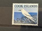 Vogel, Cook island 1963 met plakker, Postzegels en Munten, Ophalen of Verzenden, Postfris, Dier of Natuur