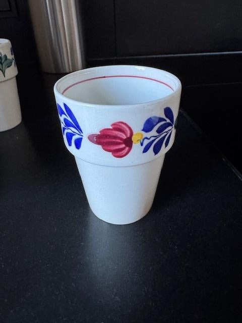 boerenbont melkbekers, Ophalen, Zo goed als nieuw, Kop(pen) en/of Schotel(s), Aardewerk