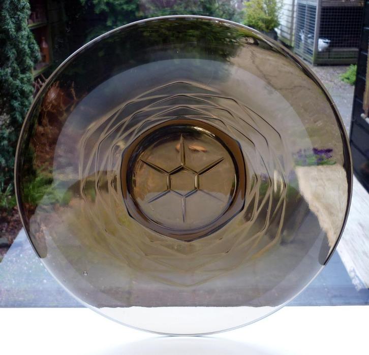 7x Antiek Glazen Copier Pineapple Schaal - Diverse Kleuren, Antiek en Kunst, Antiek | Schalen, Ophalen of Verzenden