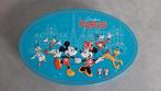 Mooi groot blauw blik Disneyland Paris mickey minnie pluto, Verzamelen, Ophalen of Verzenden, Mickey Mouse, Zo goed als nieuw