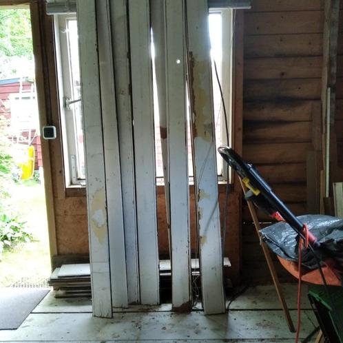 ouderwets dikke kraaldelen, Doe-het-zelf en Verbouw, Hout en Planken, Gebruikt, Plank, Grenen, Minder dan 200 cm, 50 mm of meer