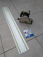 Festool cirkelzaag met geleider en zaagblad, Ophalen of Verzenden, Gebruikt