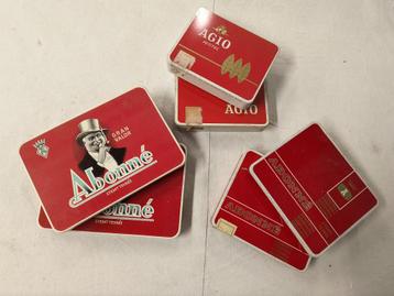 Sigarenblikjes Abonne en Agio (set) beschikbaar voor biedingen