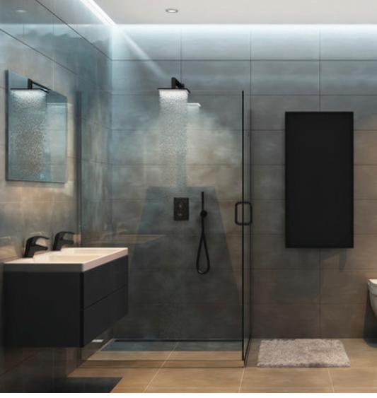 Livin flame wandpaneel verwarming 465W, Doe-het-zelf en Verbouw, Verwarming en Radiatoren, Zo goed als nieuw, Radiator, Minder dan 60 cm