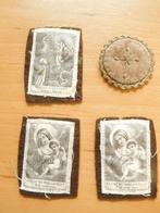 4 stuks oude scapelier van stof, Antiek en Kunst, Antiek | Religie, Ophalen of Verzenden