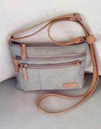 Dames handtas schoudertas met veel ritsen - Groen/Blauw, Ophalen of Verzenden