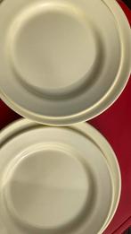 Mepal borden vintage zachtgeel 4 voor 10 euro, Ophalen of Verzenden, Huis en Inrichting