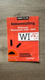 Samenvatting Examenstof Wiskunde VMBO TL/GL, Ophalen, Nederlands, Overige niveaus, ExamenOverzicht