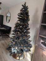 Kerstboom zwart/goud 210 hoog, Diversen, Kerst, Ophalen of Verzenden, Zo goed als nieuw