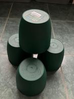 Nieuw/4x plastic bloempotten Lidl/tuin Parkside, Tuin en Terras, Kunststof, Rond, Zo goed als nieuw, Tuin