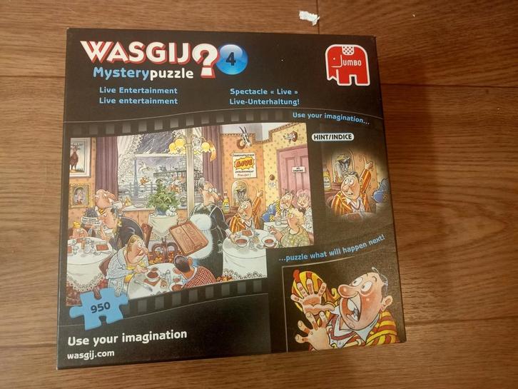 Wasgij Mystery 4 Legpuzzel - Live Entertainment, Hobby en Vrije tijd, Denksport en Puzzels, Zo goed als nieuw, Legpuzzel, 500 t/m 1500 stukjes