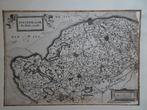 Gravure kaart Westergoe Friesland-west Aertsen 1660, Verzenden