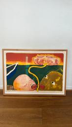 Mark Brusse Litho '98, Ingelijst, Gesigneerd & Genummerd, Antiek en Kunst, Ophalen