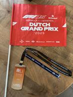 VIP-kaart, polsband en vlag Formule 1 Dutch Grand Prix 2025, Verzamelen, Ophalen of Verzenden, Formule 1