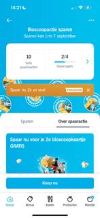 Ah bioscoopzegels, Tickets en Kaartjes, Kortingen en Cadeaubonnen, Twee personen, Kortingsbon, Overige typen