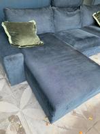 !!ACTIE!! ZWARTE HOEKBANK MET OPBERGVAK, GRATIS LEVERING, 250 tot 300 cm, Verzenden, Hoekbank, Driepersoons