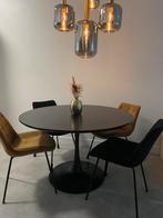 Eettafel WOOOD 120cm, Huis en Inrichting, Tafels | Eettafels, Ophalen, 100 tot 150 cm, Rond, Zo goed als nieuw