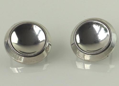Set van twee antiek zilveren kaasduimen, Antiek en Kunst, Antiek | Goud en Zilver, Ophalen of Verzenden